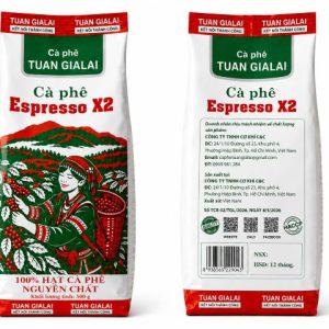 Cà phê Espresso X2 100% Robusta Nguyên Hạt – báo giá sỉ cà phê